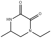 2,3-Piperazinedione,  1-ethyl-5-methyl- Struktur