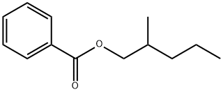 BENZOIC ACID 2-METHYLPENTYL ESTER Struktur