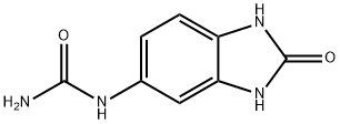 Urea, (2,3-dihydro-2-oxo-1H-benzimidazol-5-yl)- (9CI) Struktur