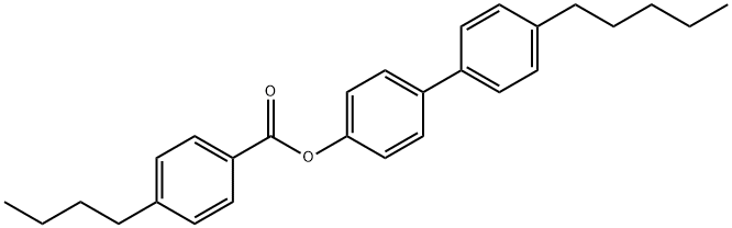 4'-pentyl[1,1'-biphenyl]-4-yl 4-butylbenzoate Struktur