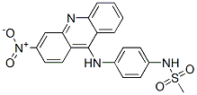 N-[4-(3-Nitro-9-acridinylamino)phenyl]methanesulfonamide Struktur