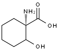 Cyclohexanecarboxylic acid, 1-amino-2-hydroxy-, (1S)- (9CI) Struktur