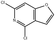 4,6-dichlorofuro[3,2-c]pyridine Struktur