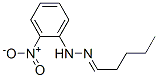 Valeraldehyde (2-nitrophenyl)hydrazone Struktur