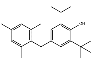 2,6-Di(tert-butyl)-4-(2,4,6-trimethylbenzyl)phenol Struktur