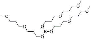 tris[(2-methoxymethylethoxy)propyl] orthoborate Struktur