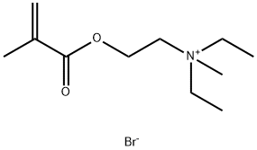 diethylmethyl[2-[(2-methyl-1-oxoallyl)oxy]ethyl]ammonium bromide Struktur