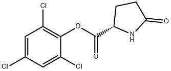 2,4,6-trichlorophenyl 5-oxo-L-prolinate  Struktur