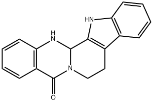 Indolo[2',3':3,4]pyrido[2,1-b]quinazolin-5(7H)-one, 8,13,13b,14-tetrahydro- Struktur