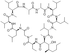 DIHYDROCYCLOSPORIN A Struktur