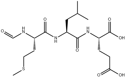 FOR-MET-LEU-GLU-OH Structure