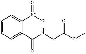 METHYL [(2-NITROBENZOYL)AMINO]ACETATE Struktur