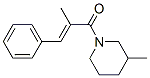 Piperidine, 3-methyl-1-(2-methyl-1-oxo-3-phenyl-2-propenyl)- (9CI) Struktur