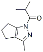 Cyclopentapyrazole, 1,4,5,6-tetrahydro-3-methyl-1-(2-methyl-1-oxopropyl)- (9CI) Struktur