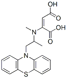 10-[2-(dimethylamino)propyl]phenothiazine maleate Struktur