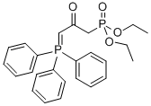 DIETHYL [2-OXO-3-(TRIPHENYLPHOSPHORANYLIDENE)PROPYL]PHOSPHONATE Struktur