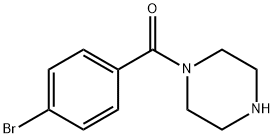 (4-BROMOPHENYL)(PIPERAZIN-1-YL) METHANONE Struktur