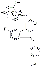 Sulindac Sulfide Acyl-β-D-Glucuronide Struktur