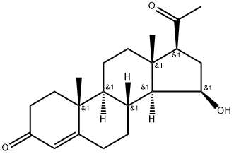 15-hydroxyprogesterone Struktur