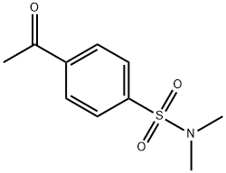 4-ACETYL-N,N-DIMETHYL-BENZENESULFONAMIDE Struktur