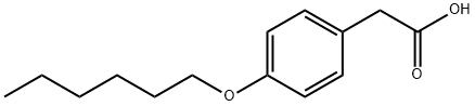 4-(Hexyloxy)phenylacetic acid Struktur