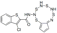 Benzo[b]thiophene-2-carboxamide, 3-chloro-N-(5,6-dihydro-4H-cyclopentathiazol-2-yl)- (9CI) Struktur