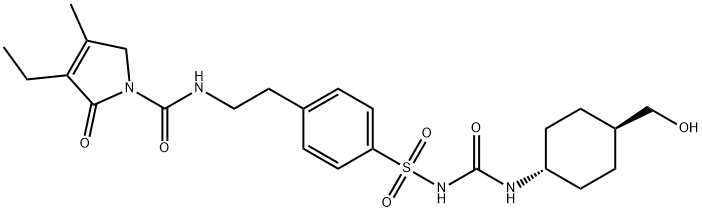 rac trans-Hydroxy Glimepiride-D5 Struktur