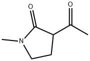 2-Pyrrolidinone, 3-acetyl-1-methyl- (9CI) Struktur