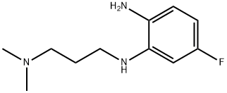 N1-(3-(DIMETHYLAMINO)PROPYL)-5-FLUOROBENZENE-1,2-DIAMINE Struktur