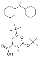 BOC-CYS(TBU)-OH Struktur