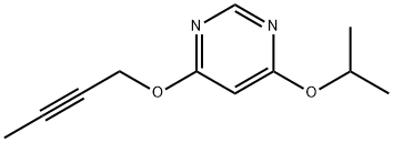 Pyrimidine, 4-(2-butynyloxy)-6-(1-methylethoxy)- (9CI) Struktur