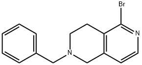 2-benzyl-5-bromo-1,2,3,4-tetrahydro-2,6-naphthyridine Struktur