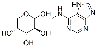 6-methylaminopurine arabinoside Struktur