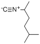 5-METHYLHEX-2-YLISOCYANIDE Struktur