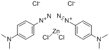 P-DIAZODIMETHYLANILINE ZINC CHLORIDE DOUBLE SALT Struktur