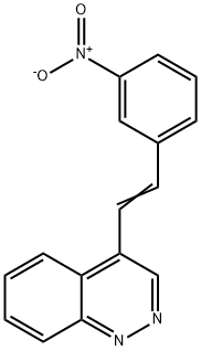 4-(m-nitrostyryl)cinnoline Struktur