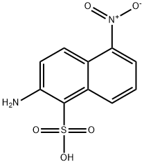 2-Amino-5-nitro-1-naphthalenesulfonic acid Struktur