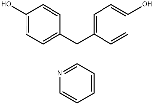 p,p'-(2-pyridylmethylene)bisphenol Struktur