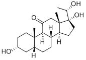 11-Keto-pregnanetriol Struktur