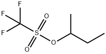 Methanesulfonic acid, trifluoro-, 1-Methylpropyl ester Structure