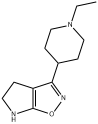 4H-Pyrrolo[3,2-d]isoxazole,3-(1-ethyl-4-piperidinyl)-5,6-dihydro-(9CI) Struktur