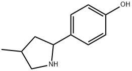 Phenol, 4-(4-methyl-2-pyrrolidinyl)- (9CI) Struktur