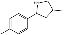 Pyrrolidine, 4-methyl-2-(4-methylphenyl)- (9CI) Struktur