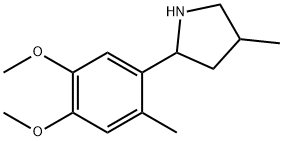 Pyrrolidine, 2-(4,5-dimethoxy-2-methylphenyl)-4-methyl- (9CI) Struktur