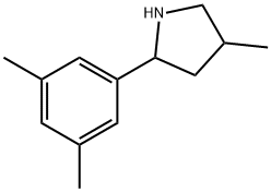 Pyrrolidine, 2-(3,5-dimethylphenyl)-4-methyl- (9CI) Struktur