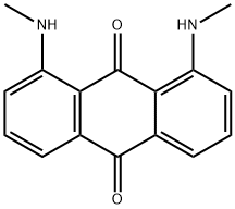 1,8-bis(methylamino)anthraquinone Struktur