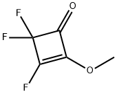 2-Cyclobuten-1-one,  3,4,4-trifluoro-2-methoxy- Struktur