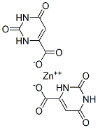 bis(1,2,3,6-tetrahydro-2,6-dioxopyrimidine-4-carboxylato-N3,O4)zinc Struktur