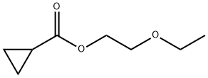 Cyclopropanecarboxylic acid, 2-ethoxyethyl ester (9CI) Struktur