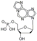 Etheno-2'-deoxy-β-D-adenosine 5'-Monophosphate Struktur